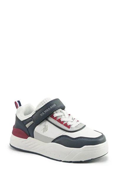 U.S. Polo Assn. U.S. Polo Assn. 5F George Jr 5Pr White Boy's Sneaker A102020815