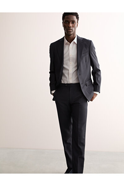 Marks & Spencer Tailored Fit Lüks Pamuklu Dokulu Gömlek