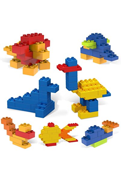 erorex 100 Piece Large Construction Brick Building Blocks Stem Bricks Toy Set Creative Learning Early