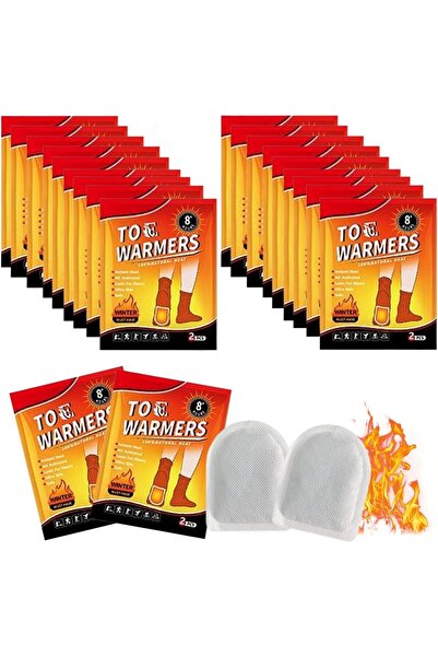 erorex Foot Toe Warmers 20 Pairs Up 8 Hours Heat Long Lasting Hot Insole Feet Warmer Instant Toe Warmers