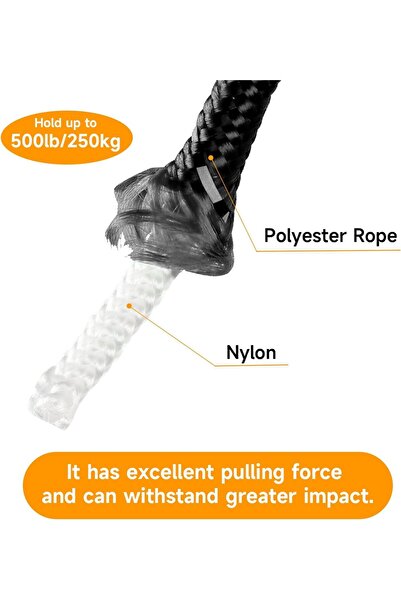 erorex 4Mm Outdoor Guy Lines Reflective Tent Cords Lightweight Camping Rope Aluminum Guylines Adjuster