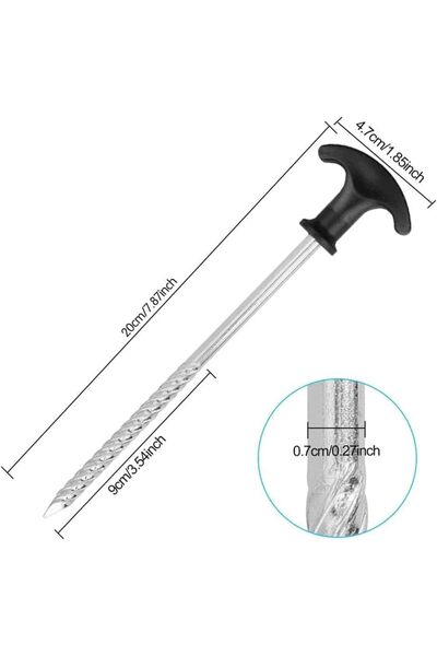 erorex Tent Peg Stakes 12 Pcs Tent Pegs Galvanized Non Rust Tent Accessories Tent Peg Stakes Camping