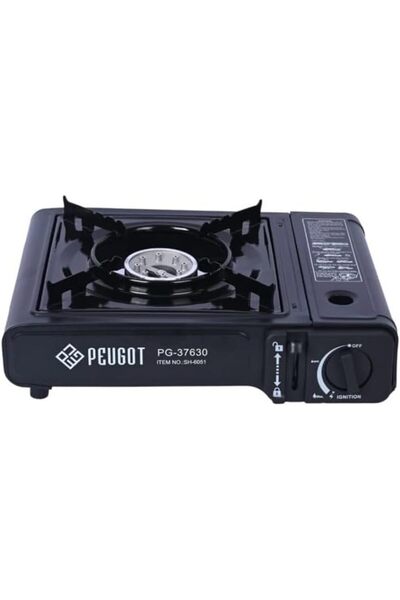 erorex Peugot 2IN1 Portable Gas Stove PG 37630 (Black)