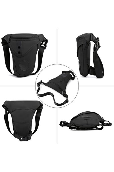 erorex Drop Leg Bag Men Motorcycle Thigh Bag Large Capacity Tactical Crossbody Backpack Adjustable Waist