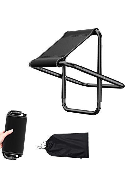 erorex Portable Folding Camping Stool Lightweight Compact Design Ideal Travel Hiking Bbq Fishing Includes