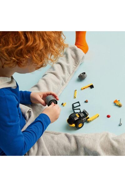 erorex City Construction Steamroller Vehicle Toy Boys Girls & Kids Aged 5 Plus Years Old Model Truck