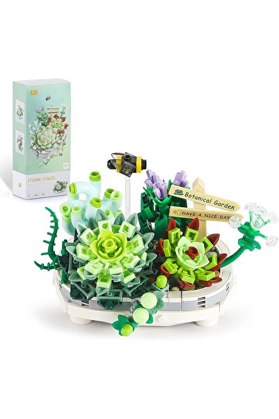 erorex مجموعة محاكاة نباتات العصاريات من قوالب صغيرة من بونساي، زهور ونباتات إبداعية يمكنك صنعها بنفسك