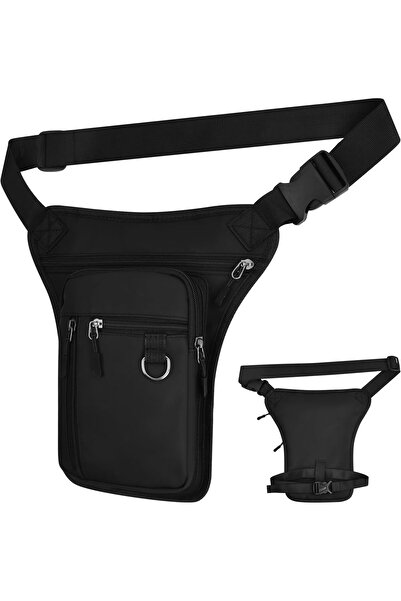 erorex Motorcycle Waist Pack Drop Leg Bag Men Women Motorcycle Hiking Waist Pack Multi Pocket Waist Pack