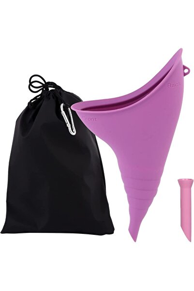 erorex Female Urination Device Female Reusable Urinal Funnel Female Pee Funnel Portable Urinal Women
