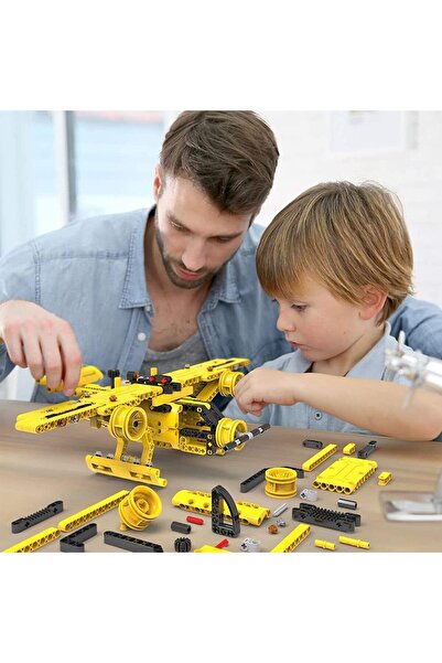 erorex Excavator Building Sets Toy 7 8 9 10 Year Old Boys & Girls Stem Building Toy Dump Truck Or Airplane