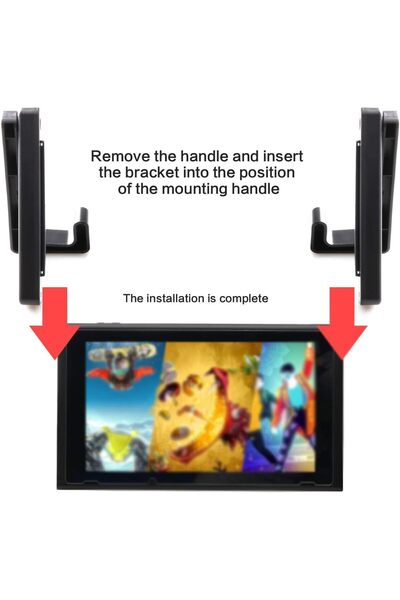 erorex حامل نينتندو سويتش قابل للتعديل وبسيط، حامل نينتندو سويتش 2 1 محمول، قاعدة مكتبية صغيرة الحجم غير قابلة للانزلاق