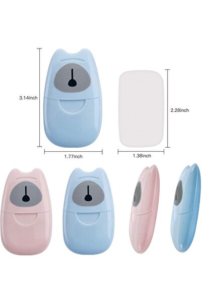 erorex Disposable Soap Papers 3 Pack 150 Sheets Paper Soap Mini Portable Travel Soap Paper Sheets