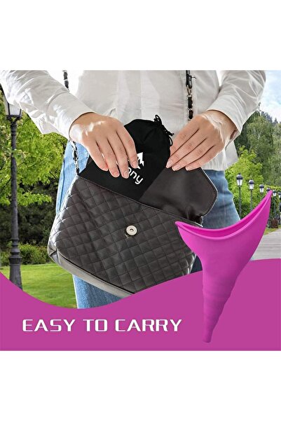 erorex Female Urination Device Silicone Reusable Urinal Funnel Female Pee Funnel Female Portable Urinal