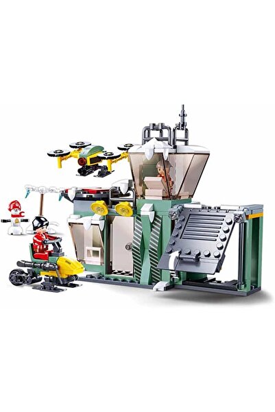 erorex Town Series Rescue Base Building Set 251 Pieces With Minifigures For Ages 6+ Years Old