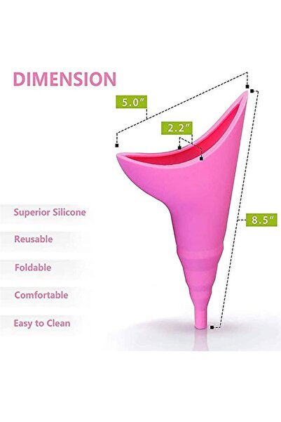 erorex Female Urination Device Portable Urinal Women Female Reusable Urinal Funnel Womens Urinal Funnel