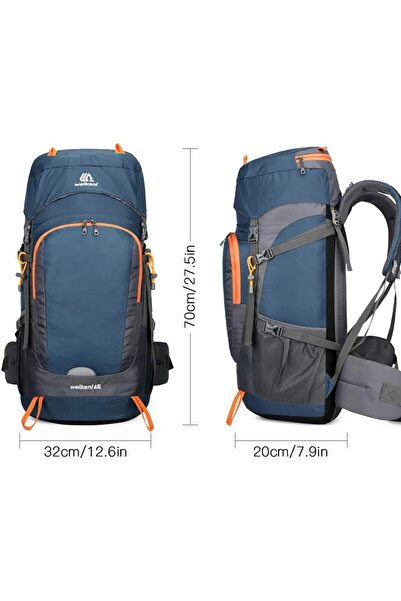 erorex 65L Water resistant Hiking Backpack Rain Cover Outdoor Sport Travel Daypack Camping Climbing