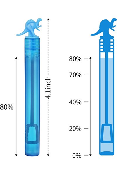 erorex 32 Pack Bubbles Kids Party Favors Mini Bubble Wand Dinasour Toys Bulk Party Goodie Bag Stuffers
