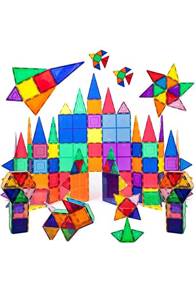 erorex Building Blocks 100 Piece Set Magnetic Tiles Educational Magnetic Toys Birthday Gifts Children Ages