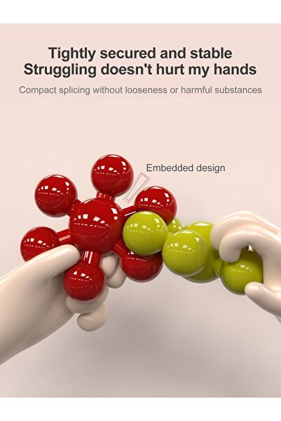 erorex 220 Pcs Diy Baby Building Blocks Toddler Stem Building Toys Set Kindergarten Math Manipulatives