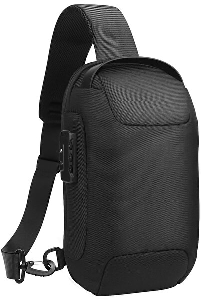 erorex Men's Sling Bag Waterproof Chest Bag Crossbody Bag Lightweight Travel Daypacks USB Charging Port