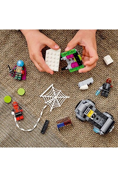 erorex Spider Man Vs. Mysterio’S Drone Attack 76184 Building Kit (73 Pieces)