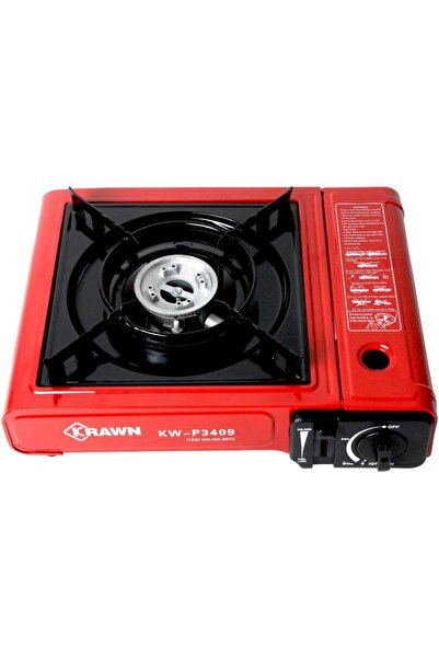 erorex موقد غاز البروبان والبيوتان المحمول خفيف الوزن من كراون مع صندوق بلاستيكي