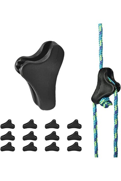 erorex 12Pack Ultralight Guyline Tensioners Tent Guyline Cord Rope Adjuster Outdoor Camping Hiking Tent