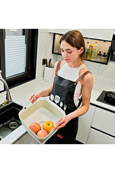erorex Collapsible Bucket Wash Bucket Collapsible Wash Basin Collapsible Dish Tub Collapsible Basin Space