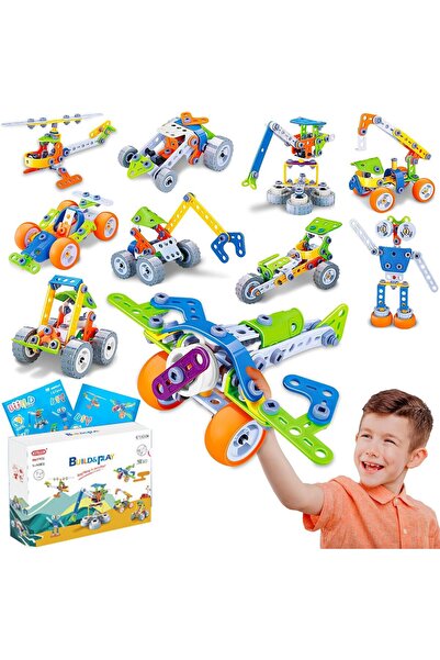 erorex 167 قطعة من مكعبات البناء ألعاب جذعية للأولاد بعمر 5 6 7 8 9 10 سنوات فما فوق هدايا عيد ميلاد تعليمية للأطفال المصابين بالتوحد