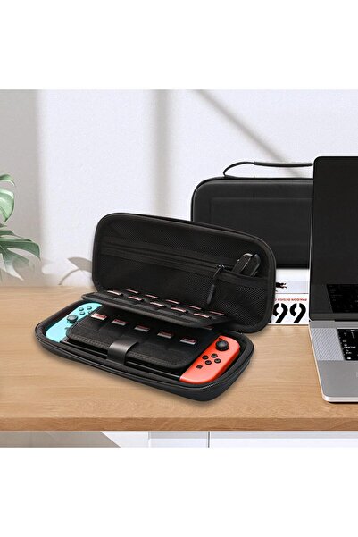 erorex حقيبة حمل متوافقة مع جهاز Nintendo Switch الجديد، وحدة تحكم OLED، واقية صلبة محمولة للسفر