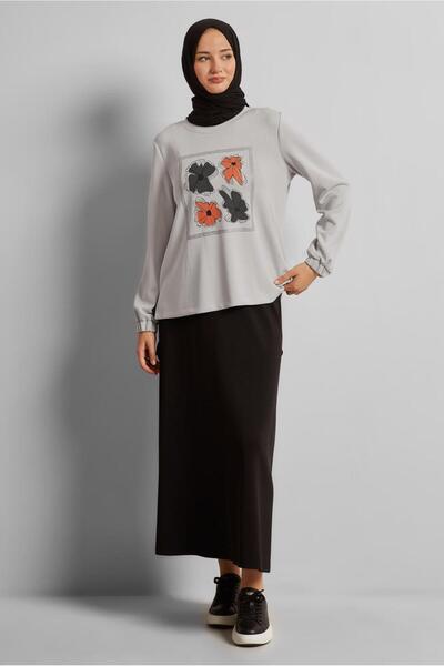 Alvina Printed Skirt Tracksuit Set 44725