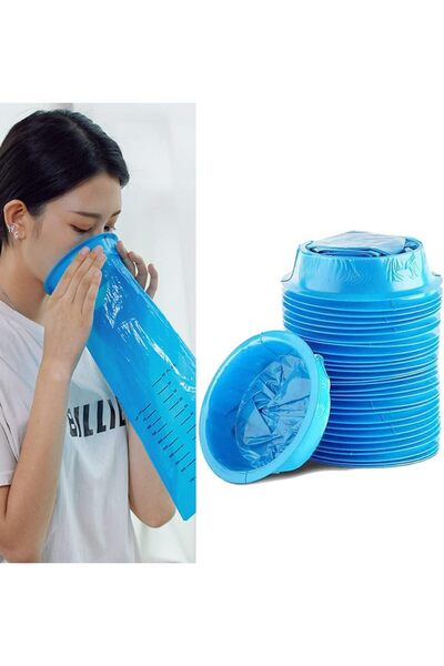 erorex Vomit Bags Disposable Barf Bags Morning Sickness Kids Pregnant Woman Car Motion Sickness 10 Pack