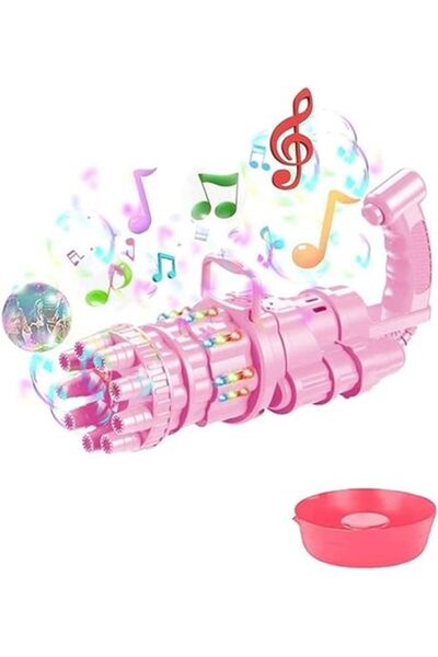 erorex Bubble Machine Toddlers Gatling Electric Bubbles Toy Automatic Bubble Blowers Party Bath Bubble
