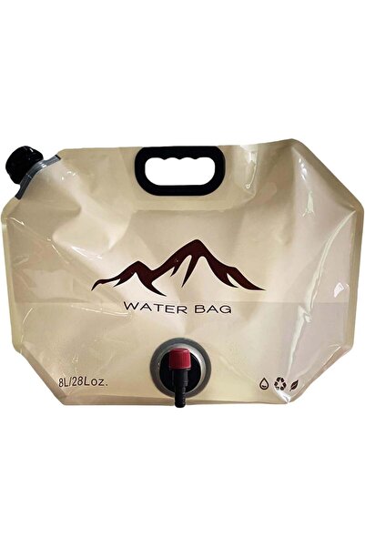 erorex Collapsible Water Jug Camping Water Container 8L Water Storage Bag Faucet Grips Made High Strength