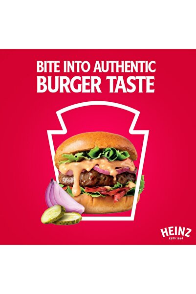 Heinz Burger Sauce Squeeze 225 mlCreamy Tangy Flavour Perfect for All Sandwiches