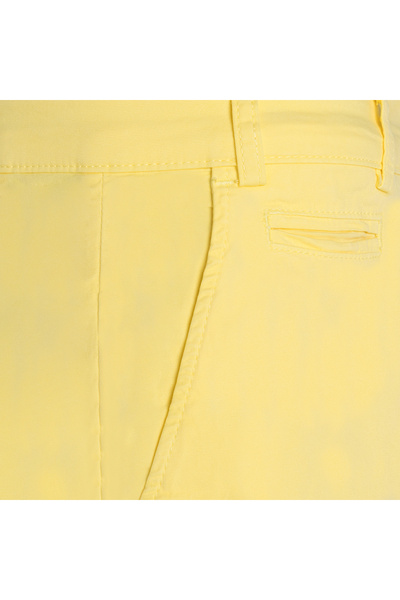 Hiltl Yellow Cotton Elastane Bermuda