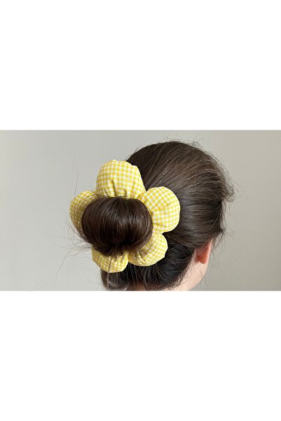 OIA Atelier Pofuduk Papatya Scrunchie Lastik Toka