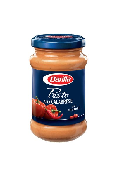Barilla Pesto Calabrese Pasta Sauce With Chilli Peppers And Italian Cheese 190 g