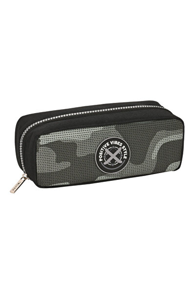 safta Geantă școlară Stone Black 21 x 8 x 8 cm