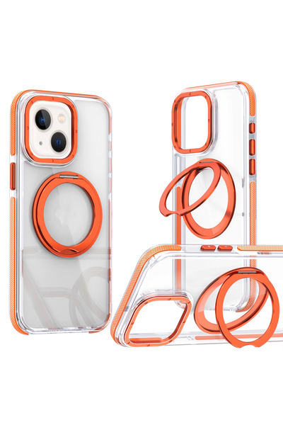 OSG حافظة هاتف فاخرة للغاية متوافقة مع iPhone 13 و14 مع ميزة الوقوف ومقاومة ل...