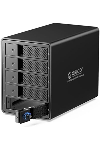 Orico 5 Bay USB 3.0 3.5 inch External Hard Drive Enclosure Support 80TB (5 x 16TB) Aluminum Alloy HD