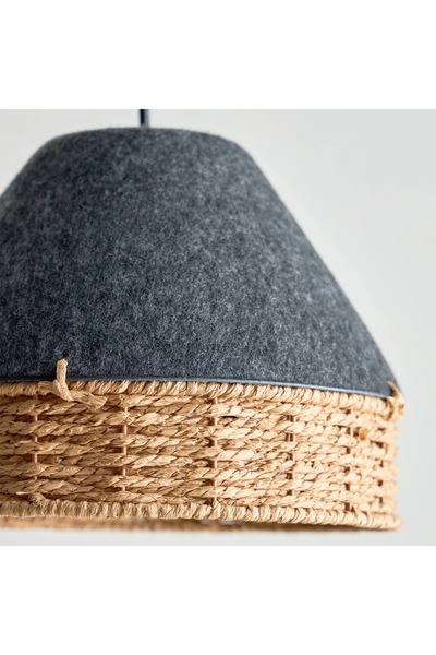 Home Box Fema Corsica Felt Lampshade - 31x20x24 cm