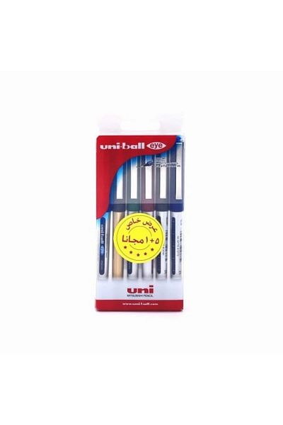 Uni -Ball Pens 5+1 – Smooth and Reliable Writing Set for Everyday Use