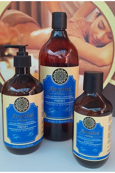 Anothai Massage Oil Fresh 1000 ml, 100% Massage Oil, SPA PRODUCTS