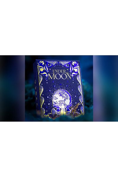 Derya Bilardo Under the Moon Midnight Blue Playing Cards - Jocu