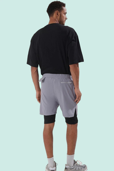 PayBuy Men's Shorts Normal Waist Straight Silhouette Micro Woven Quick Dry Sports Activities Daily Use