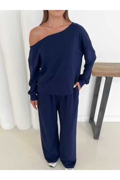 The Robi Women's Modal Fabric Off Shoulder Bottom Top Set