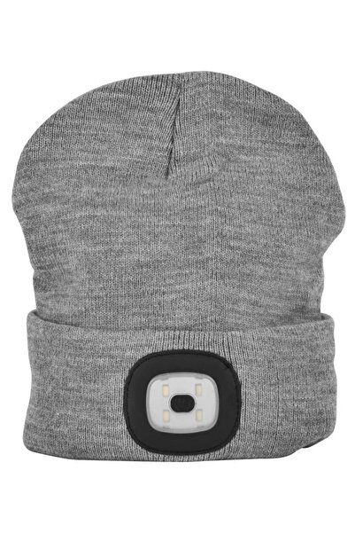 SGTT Pălărie LED reîncărcabilă USB, Strend Pro Gri, unisex, 4xSMD, Li-Ion