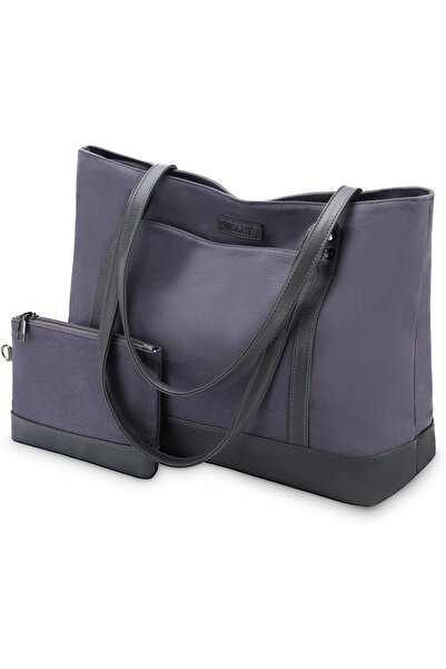 VASCHY Laptop Tote Bag for Women, Large 15.6-inch Computer Teacher Bag Purse Briefcase for Travel, W