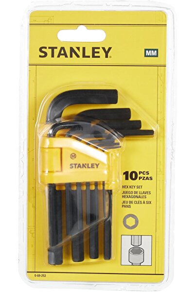 Stanley مجموعة مفاتيح ألين 10 قطع 1.5-10 مم من 0-69-253